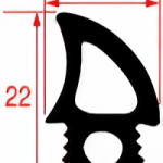 Guarnizione Porta-vendita al metro lineare UNOX