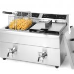 HENDI - Friggitrice Elettrica Doppia Induzione 8x8 Lt