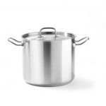 Pentola Alta Acciaio Inox con Coperchio-misure varie