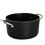 Casseruola Alta Alluminio Antiaderente 2 Maniglie Spessore 5 mm -misure varie