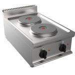 Cucina 2/4/6 Zone Cottura Elettrica da Banco P70 Dm Piastre 220