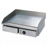 Fry Top Elettrico Piastra Cromata Singola Liscia