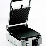 Piastra per Panini Singola in Ghisa Rigata/Liscia