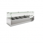 Vetrina Refrigerata Porta Ingredienti Pizzeria per GN1/3-misure varie-prof.395mm