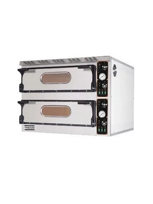Forno Elettrico per Pizzeria 6+6L Pizze Comandi Meccanici