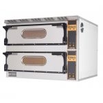 Forno Elettrico per Pizzeria 6+6L Pizze Comandi Digitali