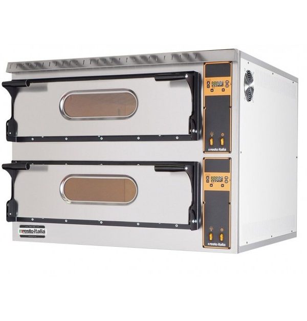 Forno Elettrico per Pizzeria 4+4 Pizze Comandi Digitali